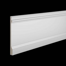 Белый плинтус UltraWood Base 5800 P (20х230х2000) Не требует окраски-foto5