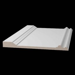 Белый плинтус UltraWood Base 5800 P (20х230х2000) Не требует окраски-foto3