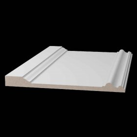 Белый плинтус UltraWood Base 5800 P (20х230х2000) Не требует окраски-foto3