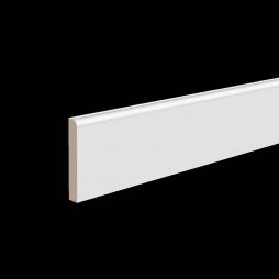 Белый плинтус UltraWood Base 8012 P (12х80х2000) Не требует окраски-foto3