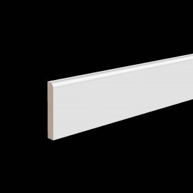 Белый плинтус UltraWood Base 8012 P (12х80х2000) Не требует окраски-foto3