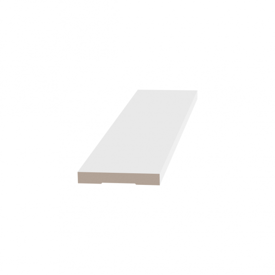 Белый профиль UltraWood BO 7010 i (10х70х2440) Под окраску