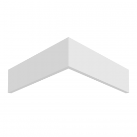 Белый профиль UltraWood BO 6010 i (10х60х2000) Под окраску-foto2