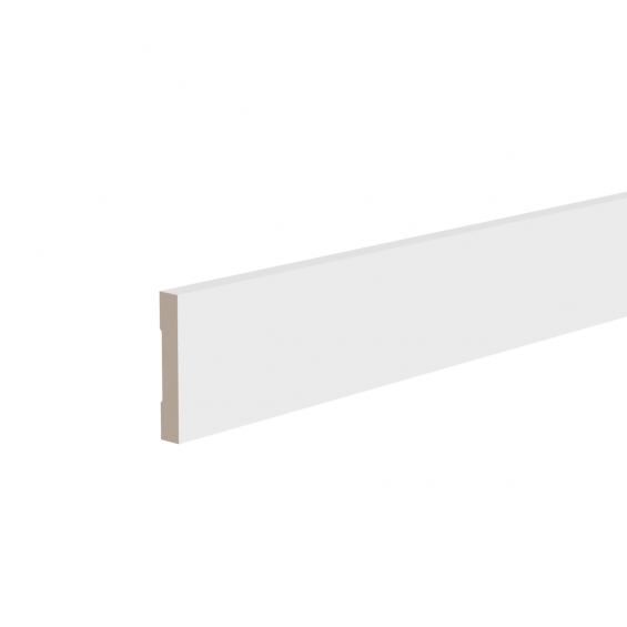 Белый профиль UltraWood BO 6010 i (10х60х2000) Под окраску