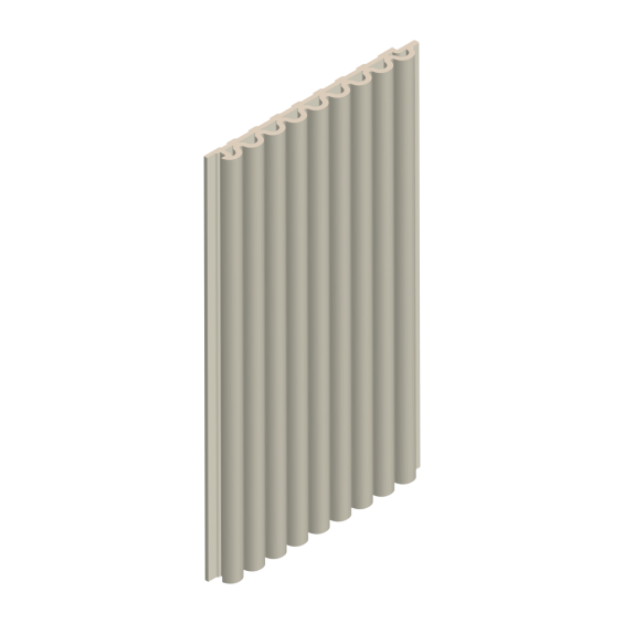 Стеновая панель UltraWood NEXT WPC 001 BG ST (9.3х106х2900 мм.) Бежевая