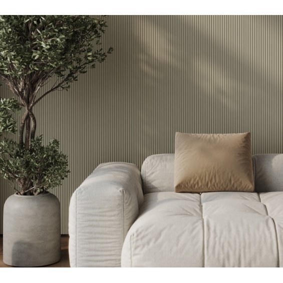 Стеновая панель UltraWood NEXT WPC 001 BG ST (9.3х106х2900 мм.) Бежевая