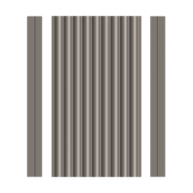 Стеновая панель UltraWood NEXT WPC 001 DGR ST (9.3х106х2900 мм.) Тёмно-Серая-foto6