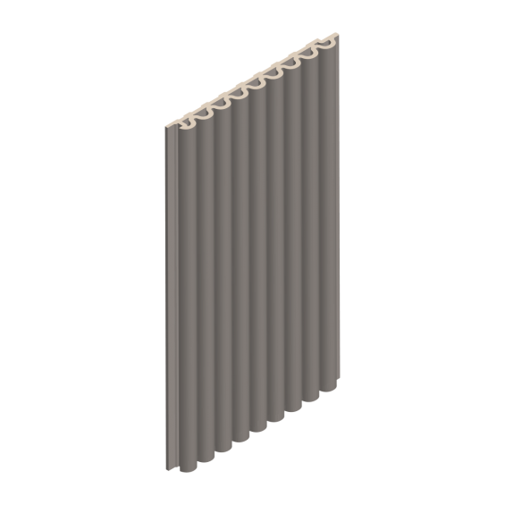 Стеновая панель UltraWood NEXT WPC 001 DGR ST (9.3х106х2900 мм.) Тёмно-Серая