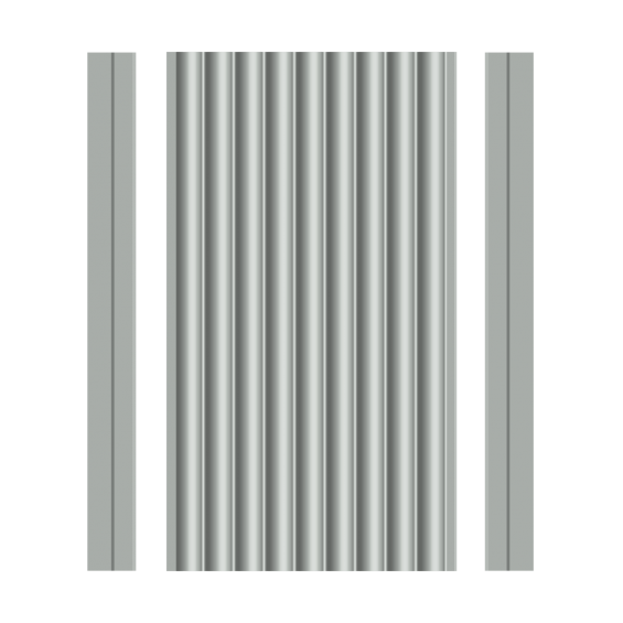 Стеновая панель UltraWood NEXT WPC 001 LGR ST (9.3х106х2900 мм.) Светло-Серая