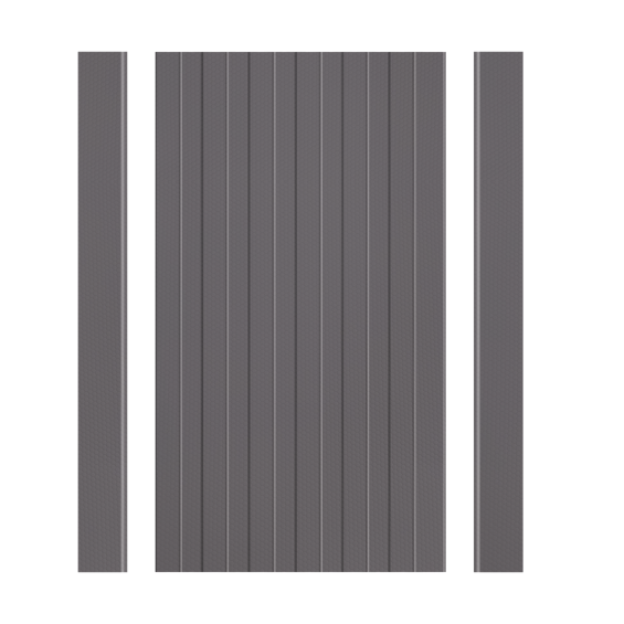 Стеновая панель UltraWood NEXT WPC 002 GR (11х118х2900 мм.) Серая