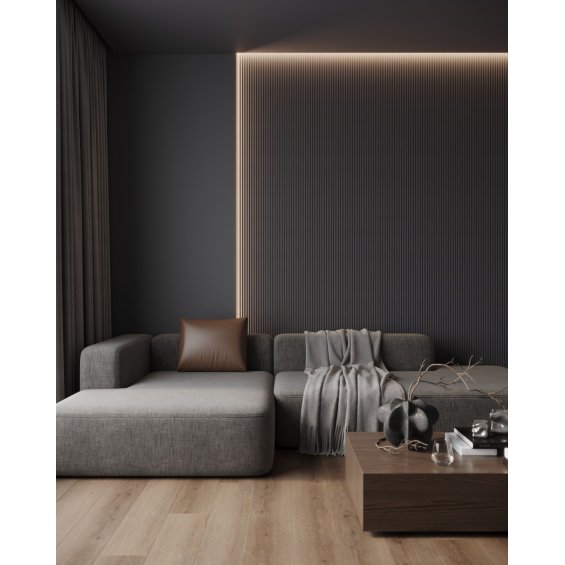 Стеновая панель UltraWood NEXT WPC 002 WH (11х118х2900 мм.) Белая