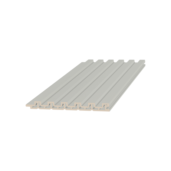 Стеновая панель UltraWood NEXT WPC 002 WH (11х118х2900 мм.) Белая