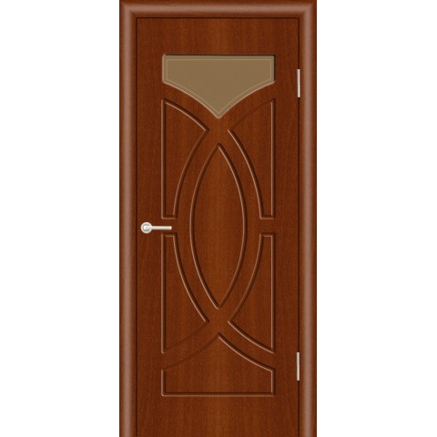 Межкомнатная Дверь (ЧФД) Камея Стекло Верх