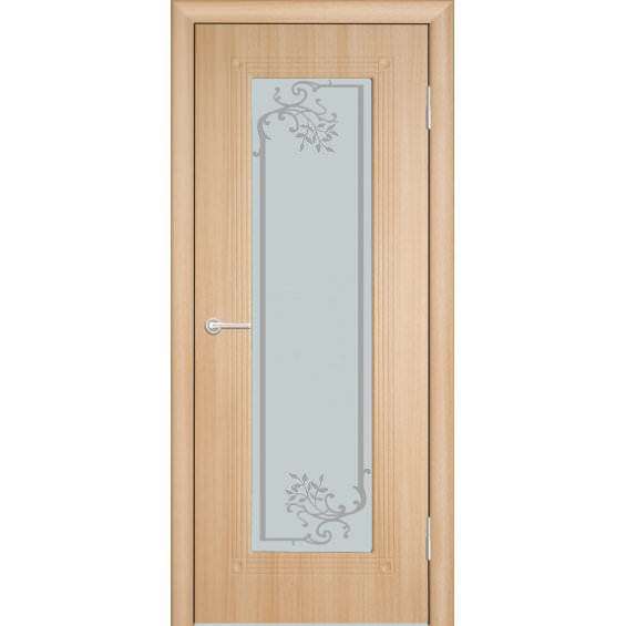 Межкомнатная Дверь (ЧФД) ПР-35 Стекло Белое