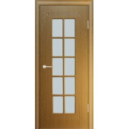 Межкомнатная Дверь (ЧФД) ПР-35 Стекло Белое (с решеткой)