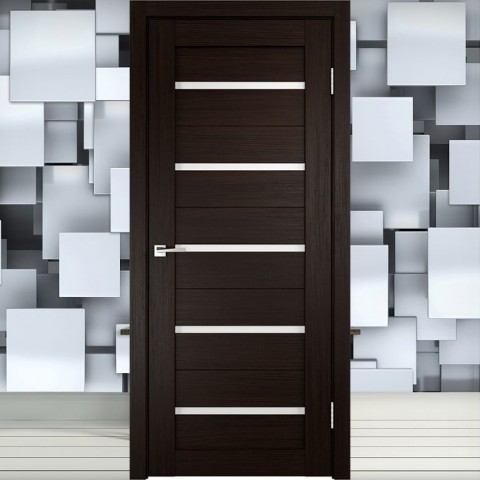 Duplex Лакобель белое - Межкомнатная Дверь Velldoris (Танго)