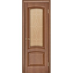 Лаура ПДО (Шпон) Темный Анегри - Межкомнатная Дверь Двери Регионов-foto2