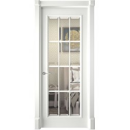 Прованс 2 ПДО Эмаль Белая - Межкомнатная Дверь Двери Регионов