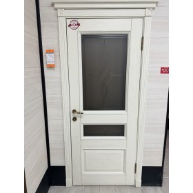 Афродита ПДО (Массив) Эмаль Слоновая Кость - Межкомнатная Дверь Ока-foto3