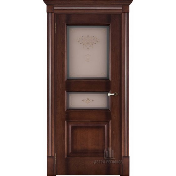 Терзо ПДО (Шпон) Кристалл Закаленное Орех - Межкомнатная Дверь Porte Vista Терзо ПДО (Шпон) Кристалл Закаленное Орех - Межкомнатная Дверь Porte Vista