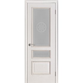Вена ПДО (Шпон) Версаче Белая Патина - Межкомнатная Дверь Porte Vista