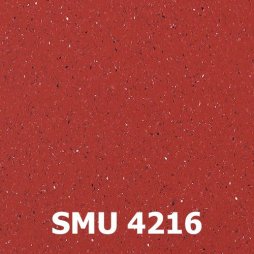 Гомогенный коммерческий линолеум LG Hausys Unite SMU 4216 красный