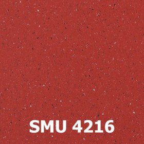 Гомогенный коммерческий линолеум LG Hausys Unite SMU 4216 красный
