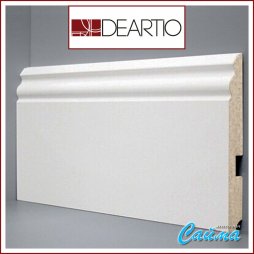 Белый плинтус МДФ Deartio U105-150 (16х150х2050) 